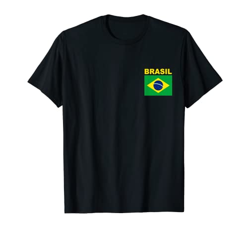 Bandiera Brasile Brazil Bandeira Brasileira Uomo Donna Maglietta