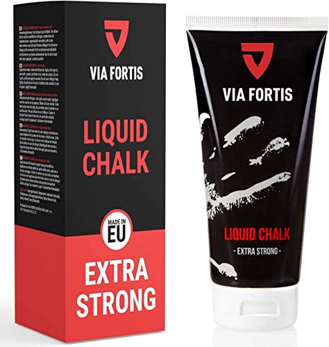VIA FORTIS - Liquid Chalk, Magnesite Liquida per la Massima Aderenza negli Sport - Asciugatura Rapida, Rendimento Estremo e Lunga Durata