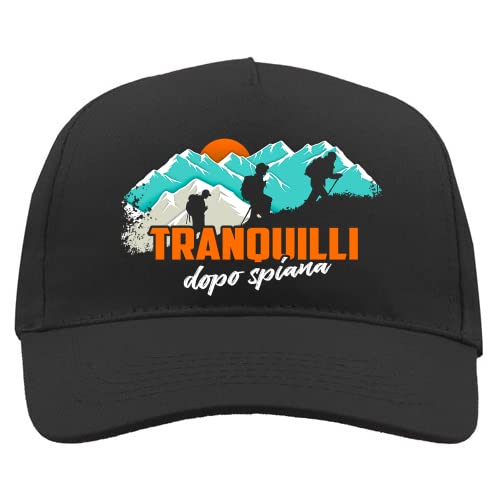 Generico Cappellino Divertente Montagna. Abbigliamento per Uomo Donna Ragazzo e Ragazza per Escursioni Trekking - Cappello Montagna