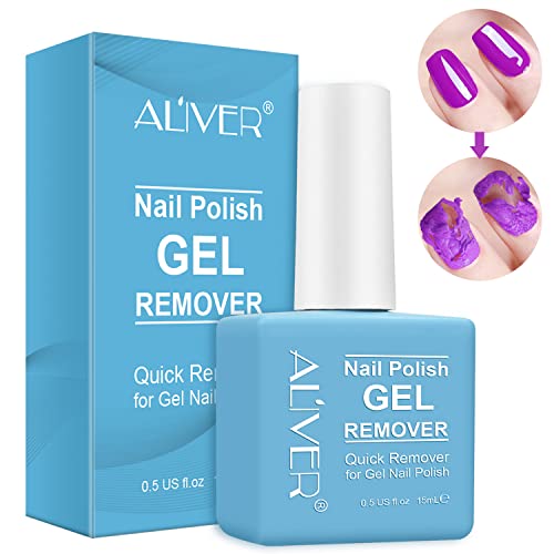 Nail Polish Remover, rimuove lo smalto professionale in 3-5 minuti per unghie naturali, in gel, scolpite, in modo facile e veloce, senza danneggiare le unghie blu