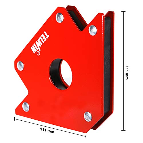 Telwin 802583 Posizionatore Magnetico per Saldature, 0.1 V, Rosso, 23 kg max