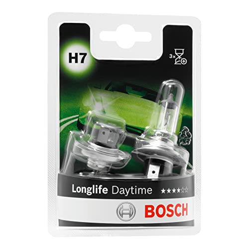 Bosch H7 Longlife Daytime lampadine faro, 12 V 55 W PX26d, lampadine x2