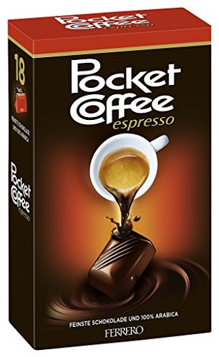 Pocket Coffee - Espresso, 100% Arabica - 18pz - 225 g